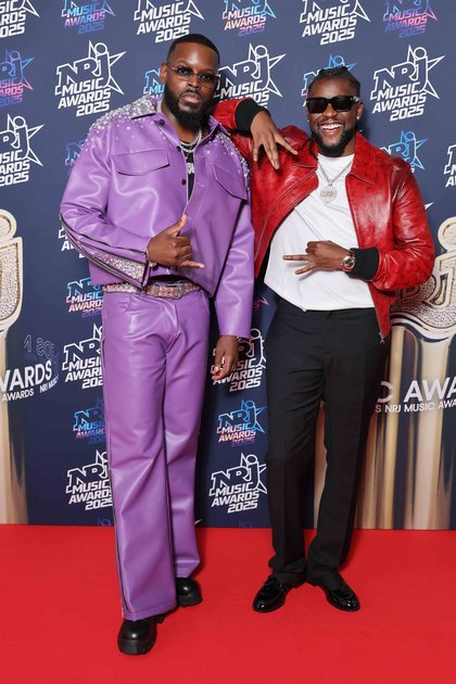 Guy2Bezbar et KeBlack - Le photocall - NRJ MUSIC AWARDS 2025
