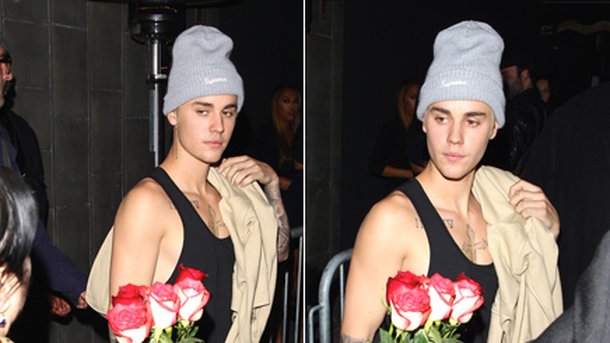 Justin Bieber : mais pour qui sont ces roses?