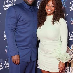 Teddy Riner et Luthna Plocu - Le photocall - NRJ MUSIC AWARDS 2025