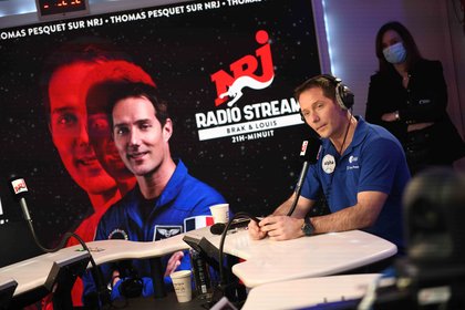 Thomas Pesquet dans l'émission NRJ Radio Stream