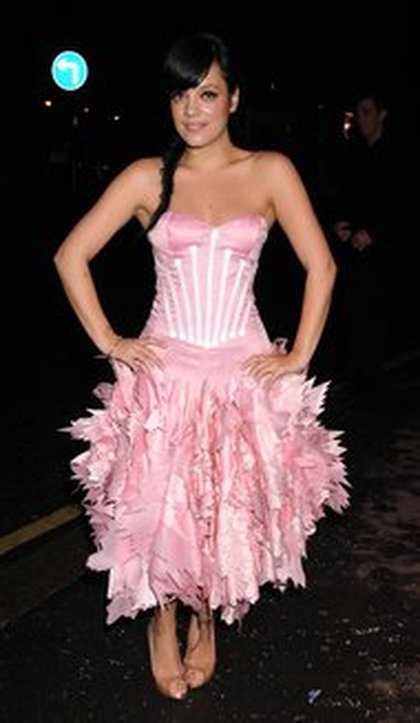 Lily Allen-British Fashion Awards-London-2007