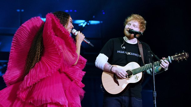Beyoncé et Ed Sheeran chantent en live «Perfect» au Global Citizen Festival