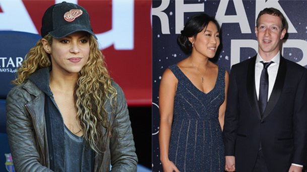 Shakira félicite Mark Zuckerberg pour la naissance de sa fille!