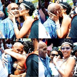 Rihanna: Happy Birthday Grandfadda Bravo!!!!! tu es tellement special pour nous!!!!......