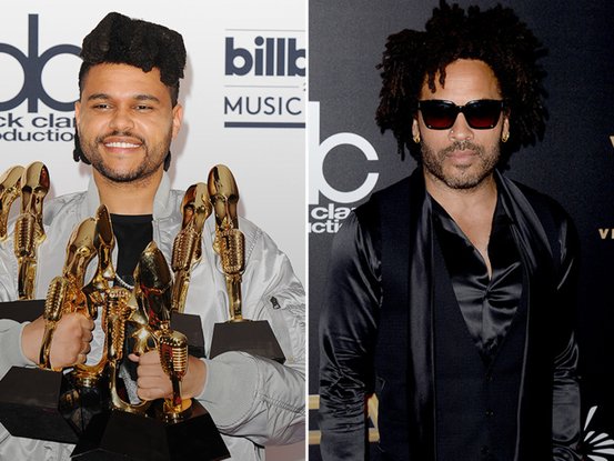 The Weeknd et Lenny Kravitz