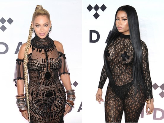 Beyoncé et Nicki Minaj à la soirée Tidal