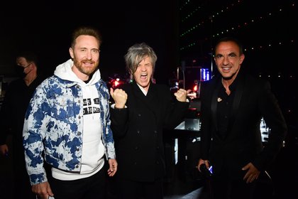 David Guetta, Nicola Sirkis et Nikos Aliagas - Backstage NRJ Music Awards Paris Edition