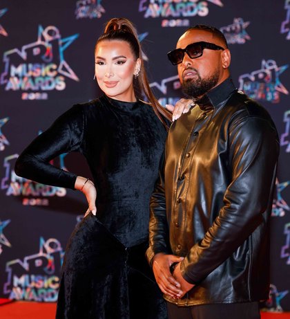 Alonzo et sa femme - Tapis Rouge des NRJ Music Awards 2022