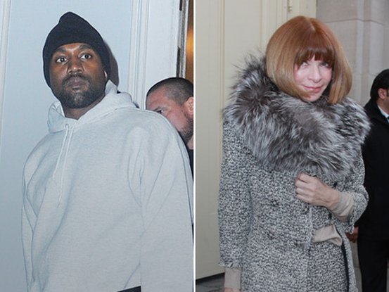 Kanye West et Ana Wintour