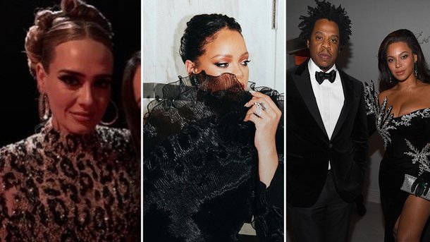 Adele et Rihanna plus chics que jamais à l’after party des Oscars organisée par Beyoncé et Jay-Z