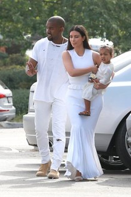 Kanye West, Kim Kardashian et North West