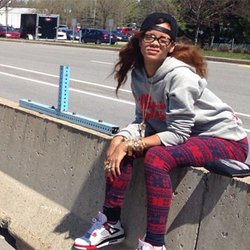 Rihanna à la frontière canadienne