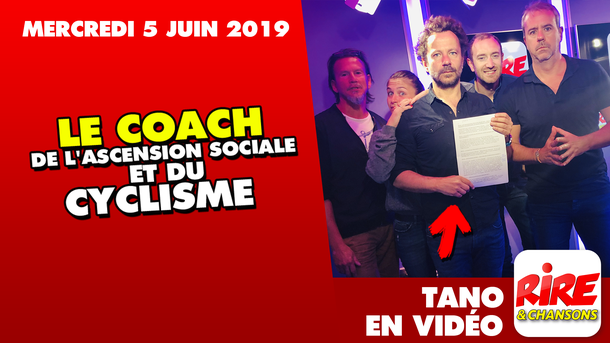 Tano - Le coach de l'ascension sociale et du cyclisme  - Le top de l'actu - sketch