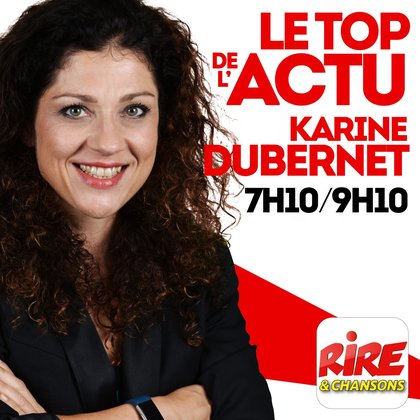 Karine Dubernet - Le top de l'actu -  photo du podcast Itunes  - Rire & Chansons