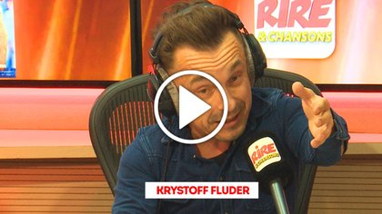 Krystoff Fluder face à Franck Dubosc et Elsa Zylberstein - 1 heure avec Franck Dubosc et Elsa Zylberstein - Tout le monde debout - Rire & Chansons - photo