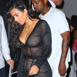 Kim Kardashian et Kanye West après la cérémonie des VMAs 2016