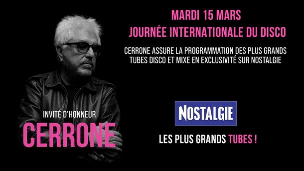 Cerrone invité d'honneur de Nostalgie