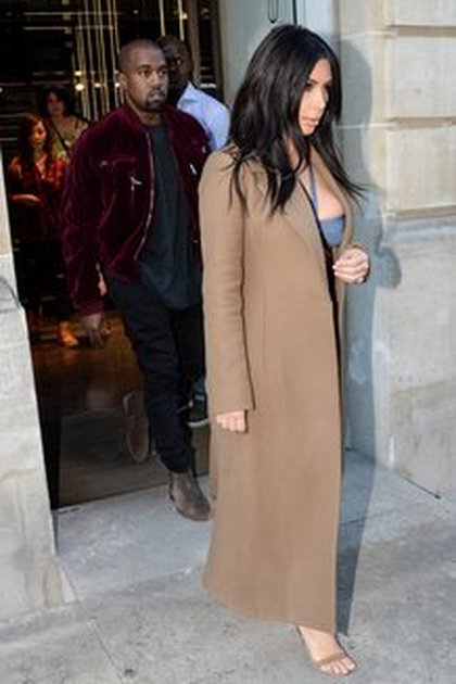 Kanye West et Kim Kardashian @ Paris