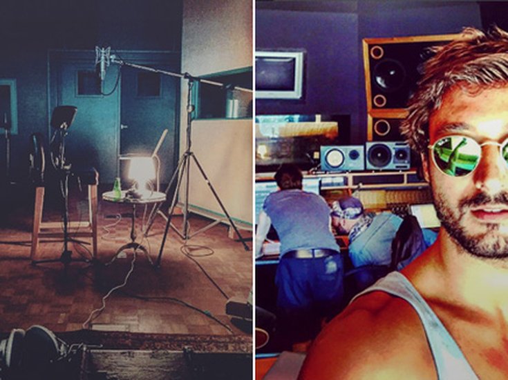 Les Fréro Delavega en studio