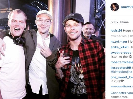 Louis Tomlinson, Avicii et Diplo
