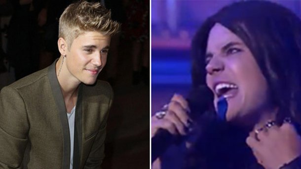 Justin Bieber en version hard rock !