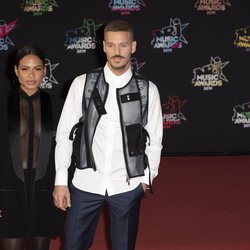 M Pokora et Christina Milian - Montée des Marches NRJ Music Awards 2019