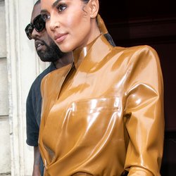 Kim Kardashian à la Fashion Week de Paris