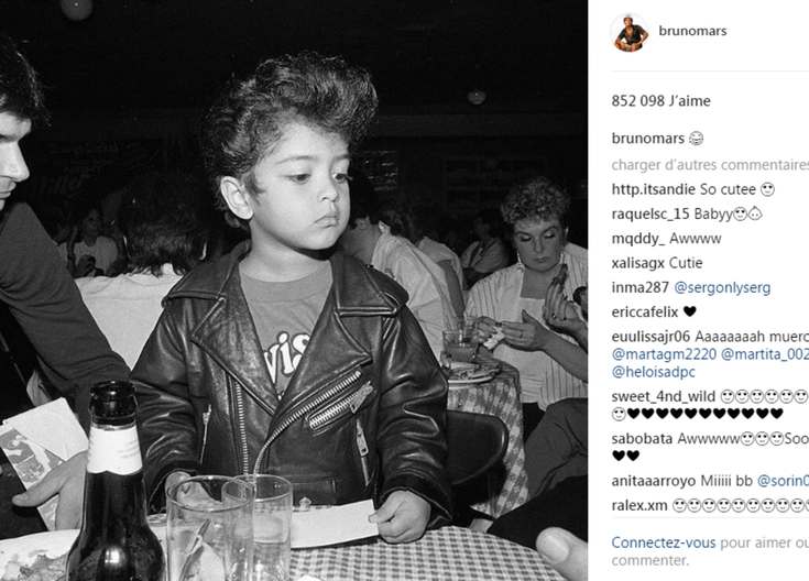 Bruno Mars enfant