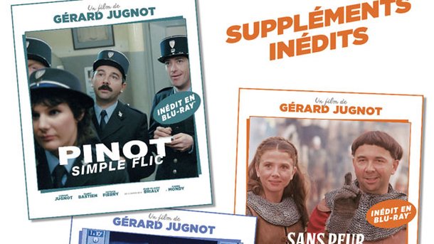 Jeu concours - "Pinot simple flic", "Sans peur et sans reproche" et "Une époque formidable" - Trois comédies de Gérard Jugnot - les 3 combos Blu-ray et DVD de chaque film à gagner