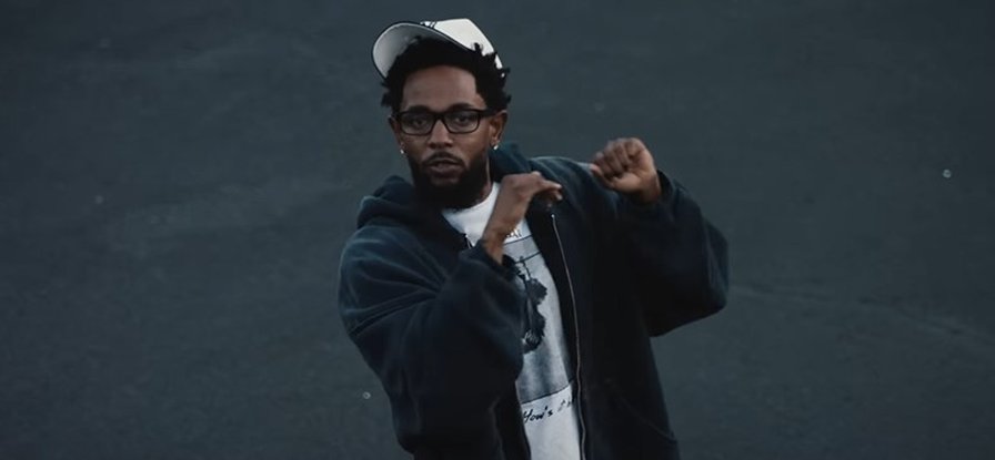 Kendrick Lamar dans le clip de "Not Like Us"