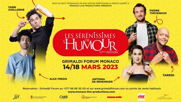 Le Festival des Sérénissimes de l'humour de Monaco - En direct à 20h sur Rire & Chansons - avec backstage dès 18h30