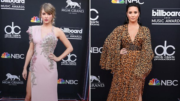 Taylor Swift, Demi Lovato… Le tapis rouge des Billboard Music Awards en video