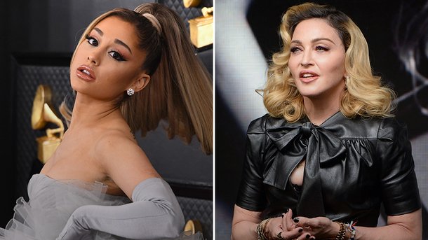 Ariana Grande accepte le challenge de Madonna et offre une surprise à ses fans
