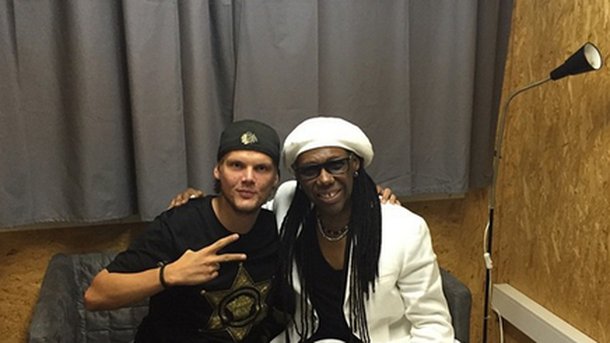 Avicii : un cliché avec Nile Rodgers !