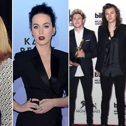 Taylor Swift, Katy Perry et les One D