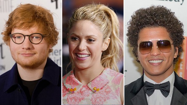 Ed Sheeran, Shakira, Bruno Mars: découvrez les gagnants des Grammy Awards 2018