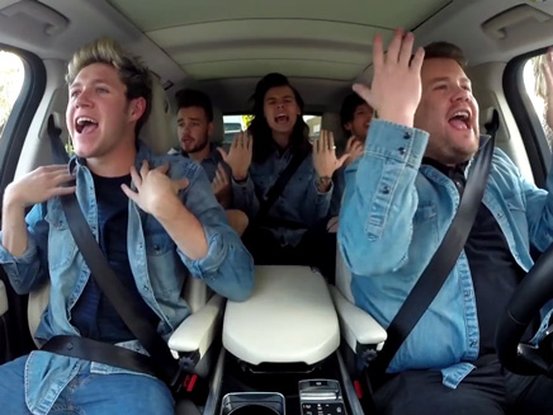 One Direction et James Corden