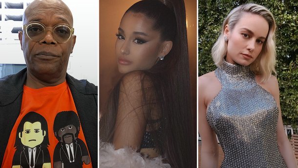 Ariana Grande: les acteurs de Captain Marvel, Brie Larson et Samuel L. Jackson, reprennent «7 rings»