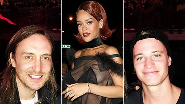 David Guetta et Kygo se croisent au concert de Rihanna!