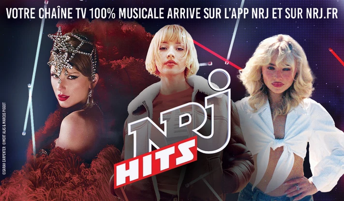 Votre chaine 100% musicale est dispo dès aujourd'hui sur NRJ.fr !