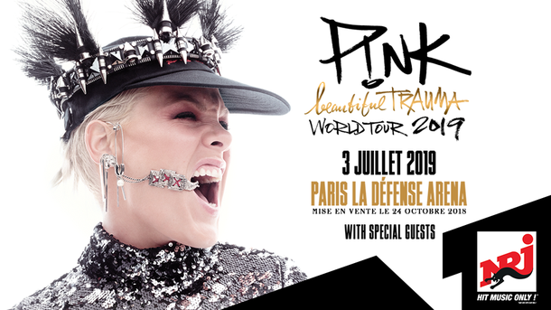 Pink en concert à Paris avec NRJ!