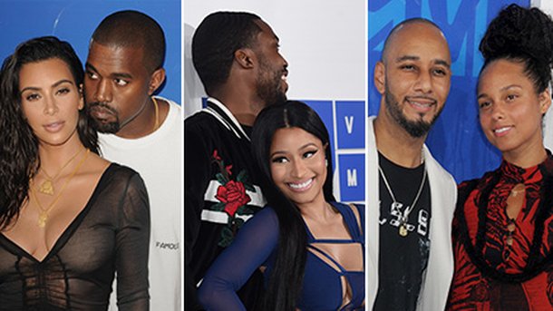 Kanye West, Alicia Keys, Nicky Minaj : les plus beaux couples des VMA’s