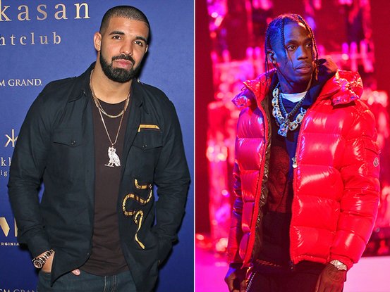 Drake et Travis Scott