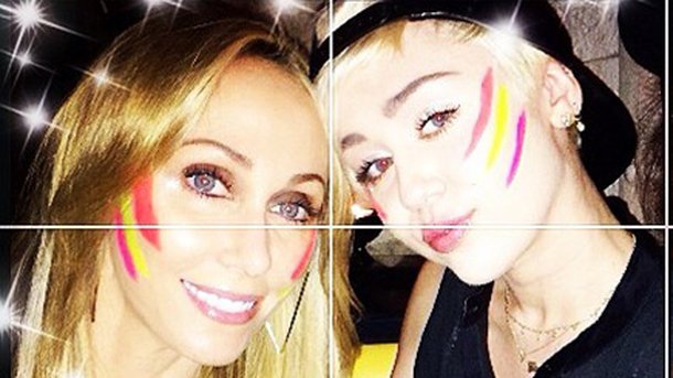 Miley Cyrus fête l'anniversaire de sa maman