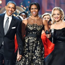 Rita Ora chante pour Barack Obama