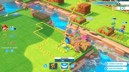 La capacité de déplacement inédite du jeu, permet d'atteindre rapidement des zones assez éloignées.