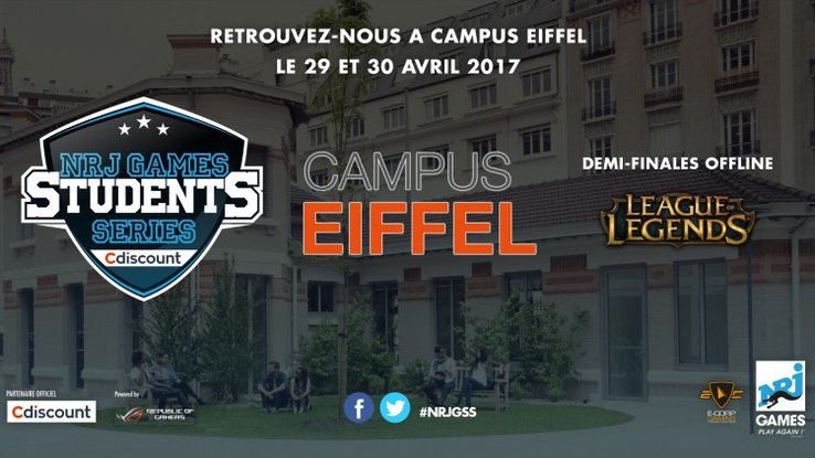 NRJ GAMES STUDENTS avec Cdiscount : LES DEMI-FINALES LEAGUE OF LEGENDS
