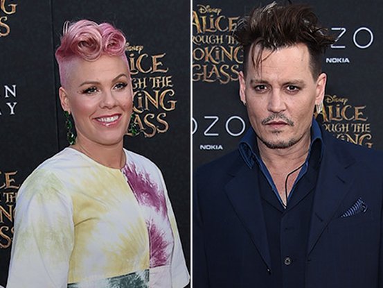 Pink et Johnny Depp