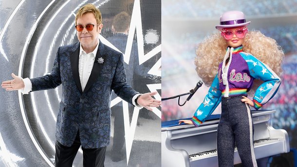 La poupée Barbie adopte un look 100% Elton John !