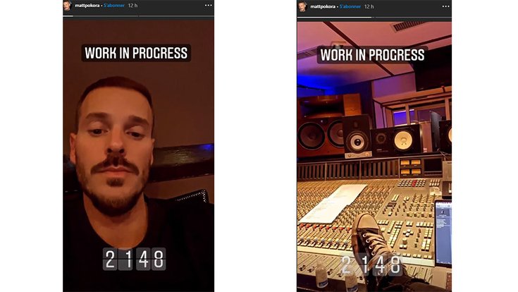 M. Pokora sur Instagram